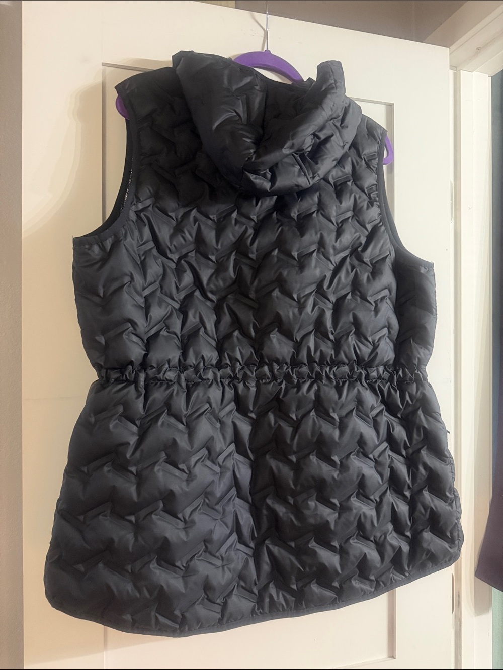 Columbia Black hooded insulated Quilted Vest - Picture 3 of 7